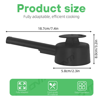 Steam Deflector for Thermomix TM7, Heat Resistant Kitchen Steam Diverter, Easy Install Cooking Accessory
