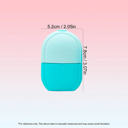 Reusable Silicone Face Ice Mask Mold for Cooling Puffy Eyes Soothing Skin Care Beauty Tool DIY Skincare Soft Flexible Freezer Sa