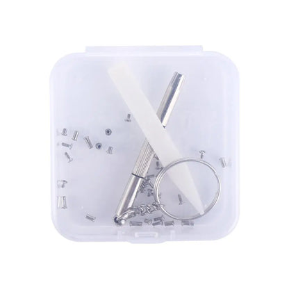 Screwdriver Assorted Kit Glasses Screws Replacement Glasses Screws Sets Sunglass Repair Tool Glasses Screws Eyeglass Nose Pads