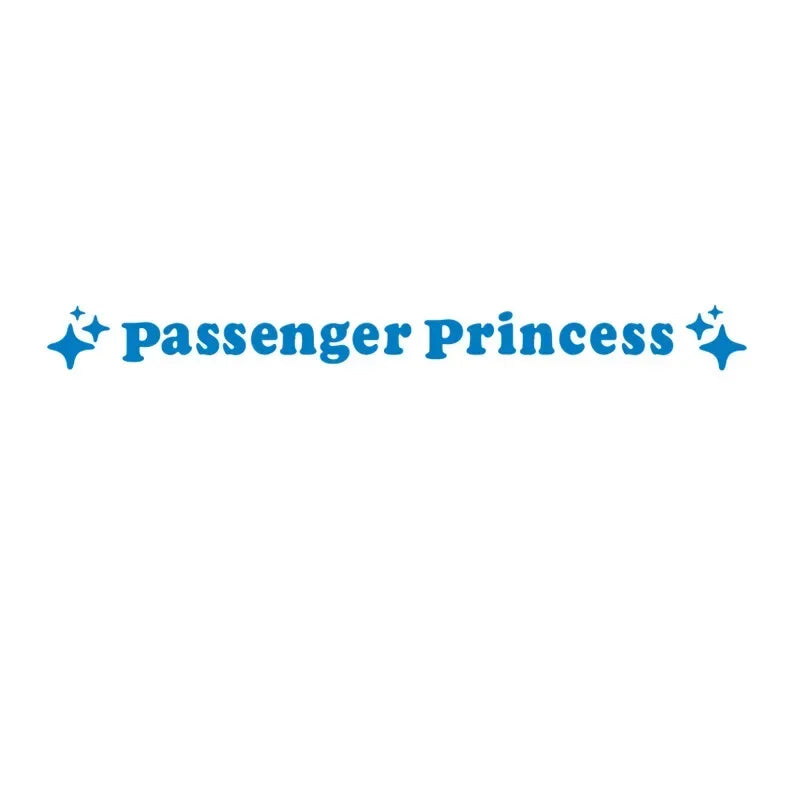 2pcs Mirror Decoration Sticker Passenger Princess Star Mirror Decal Sticker Rearview Mirror Car Vinyl Decoration Funny Car Decal