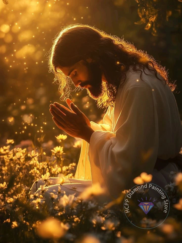 Jesus Christ Cross Diamond Painting Kit 5D DIY Diamond Embroidery Cross Stitch Handmade Art Gift Crafts Home Decor Gift