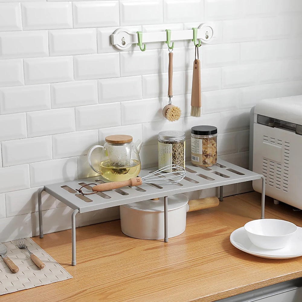 Stretchable Closet Storage Shelf Rack Space Saving Multifunctional Wardrobe Cupboard Decorative Shelves Cabinet Holders for Home