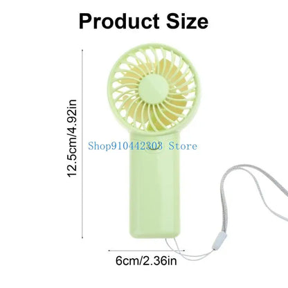 Portable Handheld Fan 1.5V 3A Battery Operated Pocket Fan Outdoor Indoor Activity Summer For Women Travelling