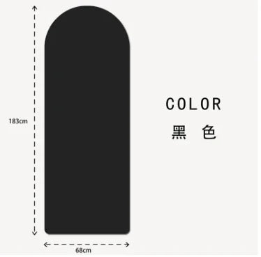 Anti Slip Custom Yoga Mats Eco Friendly Natural Rubber Oval Curve Pu Yoga Mat Arch Pill Shape Arched  Yoga Mat Thick 5mm