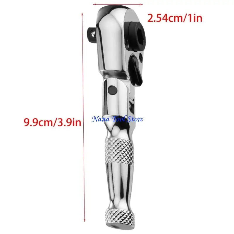 31GJ 1/4inch Drive Ratcheting Wrench Featuring 72Tooth Mechanism Reversible Switching