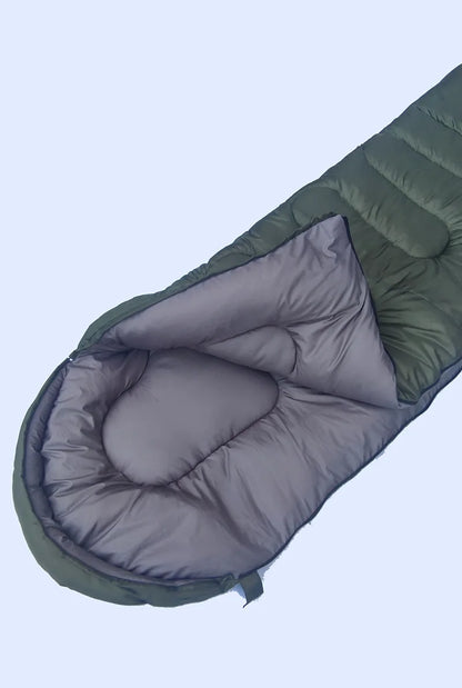 1.8/2.4/3.5 KG Thickened and Widened Oversized Sleeping Bag -15 ℃ -25 ℃ Cold Waterproof Warm Outdoor Cotton Sleeping Bag