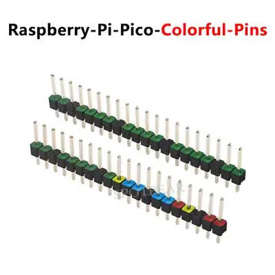 Colorful GPIO Pins Raspberry Pi Pico Colorful GPIO Pins Header Also For Pico2/Pico2W RP2350 Development Board