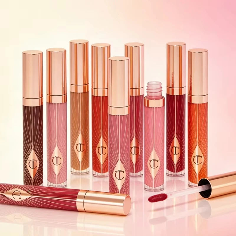 Charlotte Tilbury Makeup Lipstick Walk of No Shame Graceful Pink Pillow Talk Moisturizing Plumping Lip Gloss Strawberry Vanilla