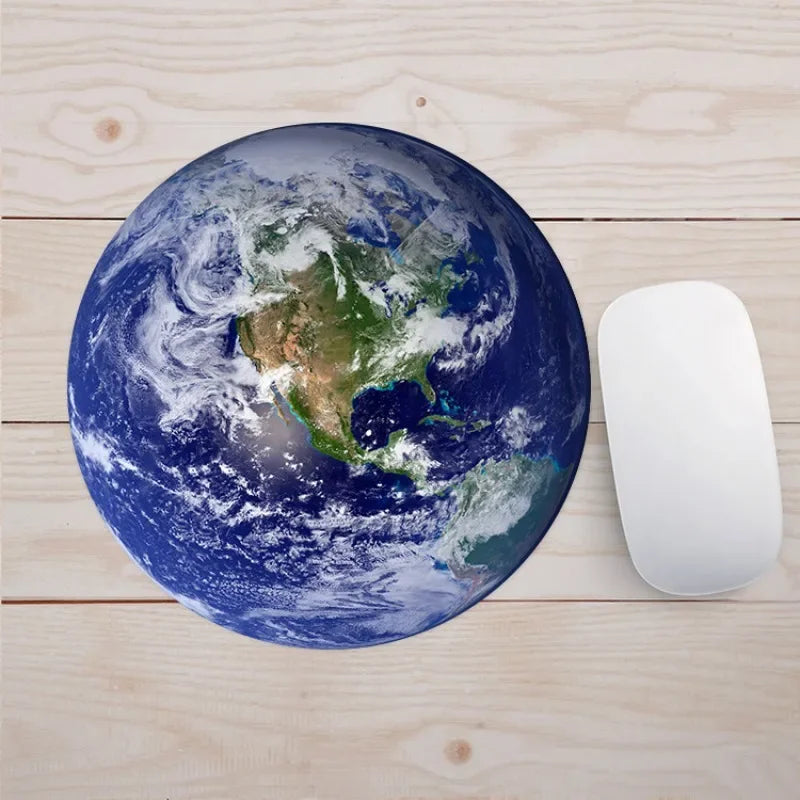19 Styles Fashion Planets Mouse Pad Round Computer Mouse Pad Gaming Mouse Pad for Pc Laptop Desk
