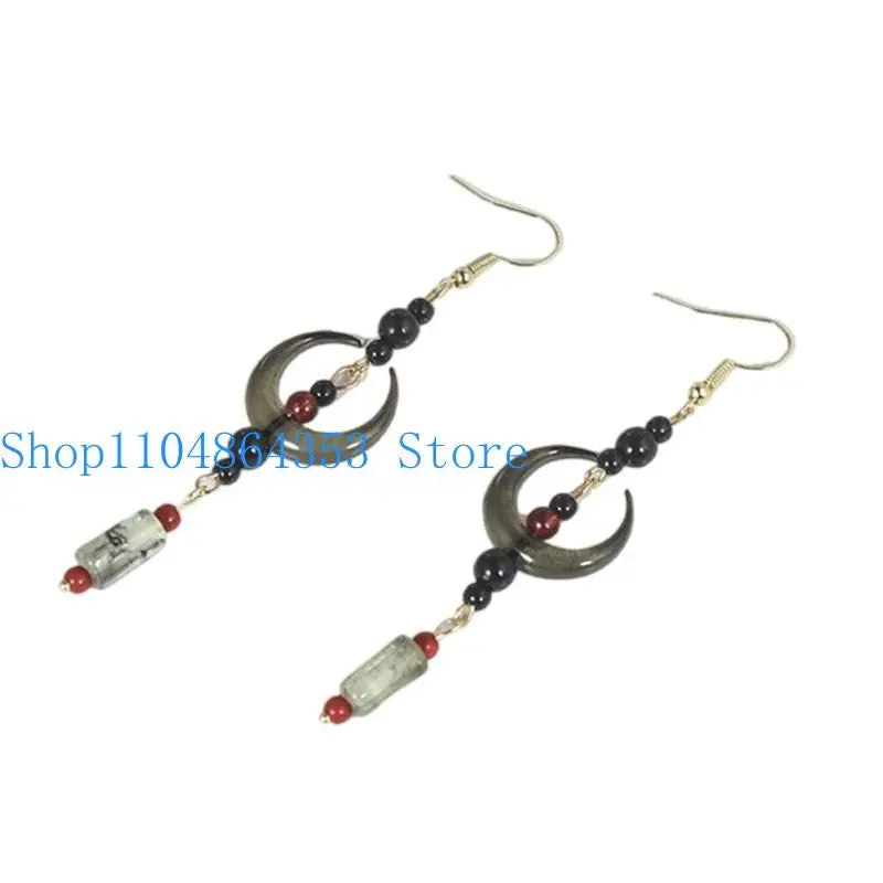 652F Elegant Earrings Traditional Charm Earrings Stylish Earrings Suitable for Parties Festivals and Unique Statements
