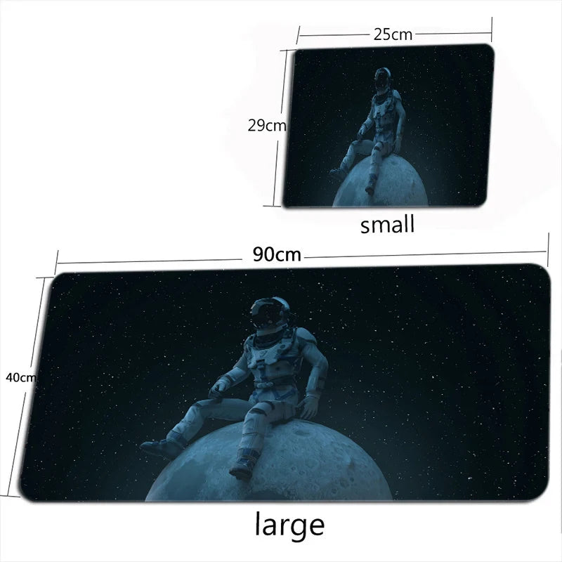 Space Astronaut Mouse Pad New Large Computer Office Game Table Mats XXL Rubber Anti-slip Gaming Keyboard Mousepad Long Desk Pads