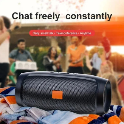 XIKCU Dual Speaker Bluetooth Speaker Stereo Outdoor Tfusb Playback Fm Voice Broadcasting Portable Subwoofer 50 Wireless Speaker