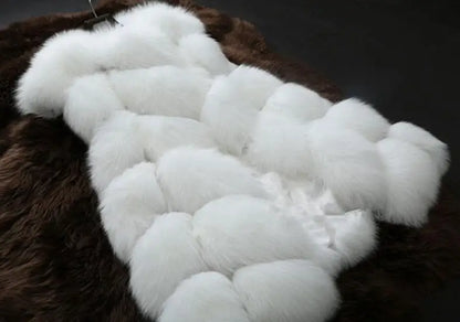 Woman Autumn Hot Sale Luxury Faux Fur Vests Female Winter Hot Sale Thick Warm Waistcoat Lady Coats Jackets Gilet Veste S-4XL