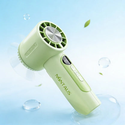 Portable Handheld Fan,199-Speed Stepless Adjustable Mini Fan with 3000mAh Battery, Semiconductor Cooling Personal Fan for Travel