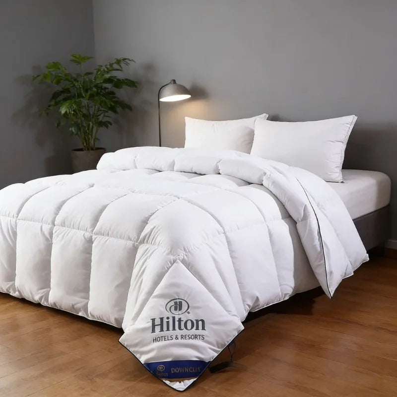 Warm Feather Velvet Comforter Hotel Four Seasons Quilt Single Bed Air-Conditioner Blanket Soft All-Season Sleep Home Bedding