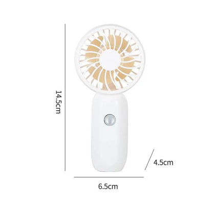 Portable Fan Creative Small Fan Pocket Hand-held Fan Lightweight Adjustable Cute Handheld Outdoor Fan Air Cooler Students Gift