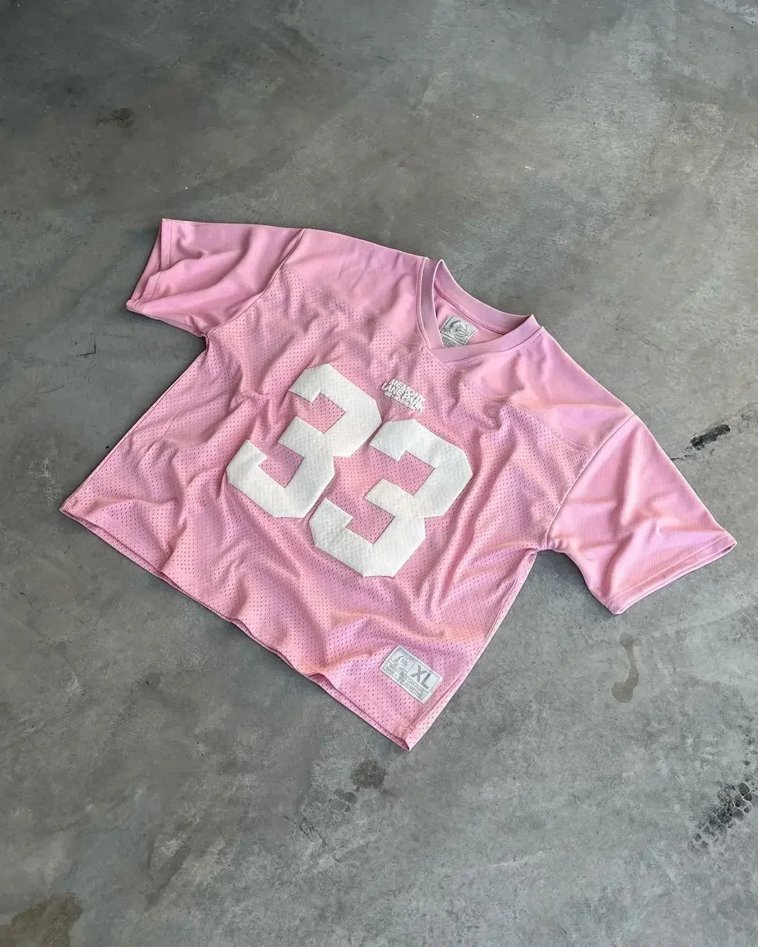 Y2K American Retro Spliced Jersey Summer Men Women Street Sportswear Gothic Digital Top Loose Mesh Breathable Sports T Shirt.