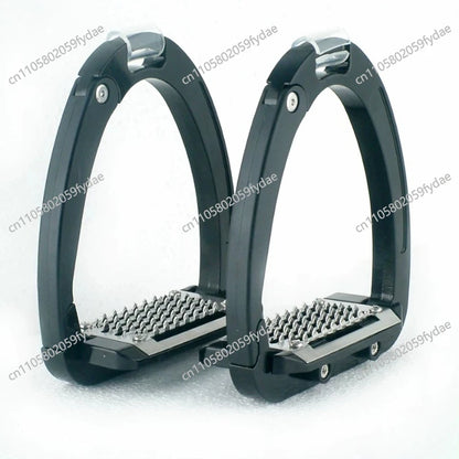 Safety Stirrups 125mm Saddle Accessories Aluminum Alloy Material Equestrian Equipment Complete Set