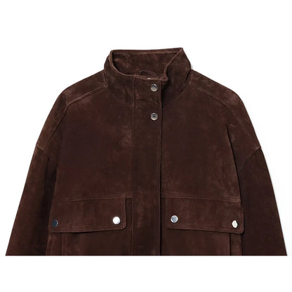 Women's Autumn Jackets 2025 New Fashion Big Pocket Elegant Women's Loose Warm Jackets Autumn Street Chic Young Student Coats