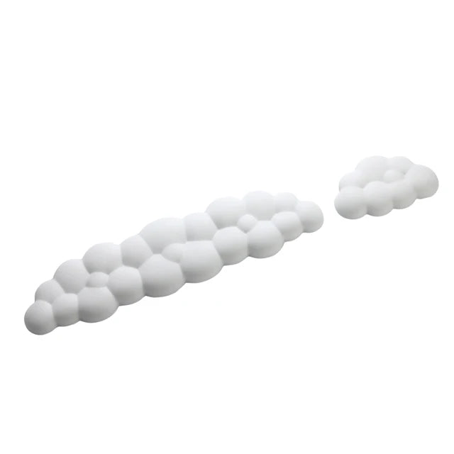 Mouse Pad with Wrist Rest Cloud Wrist Rest for Computer Keyboard Arm Wrist Rest with Non-Slip Base Extended Wrist Rest Ergonomic