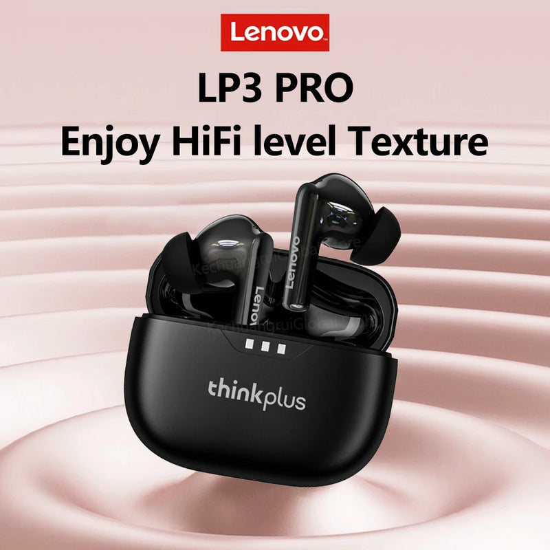 Original Lenovo LP3 Pro Earphones Wireless Bluetooth 5.2 Headphones Lp3pro HIFI Sound Noise Reduction Low Latency Sports Earbuds
