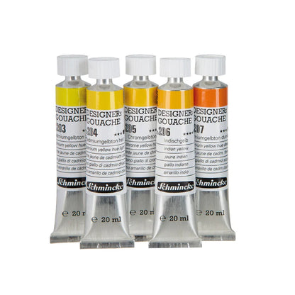 Germany Schmincke Designer Gouache Paint Tube 20ml Opaque Gouache Paint Professional Artist 48 Colors Drawing Art Supplies Cute
