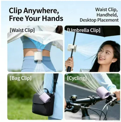 Portable Semiconductor Air Cooler, Umbrella Hanging Clip Fan, Handheld Mini Desktop Fan, High-Speed Electric Fan, Car Mounted
