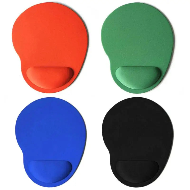 Mouse Pad With Wrist Support Comfortable Mousepad With Smooth Wrist Rest Surface Non-Slip PU Mouse Pad For Office Home Laptop PC