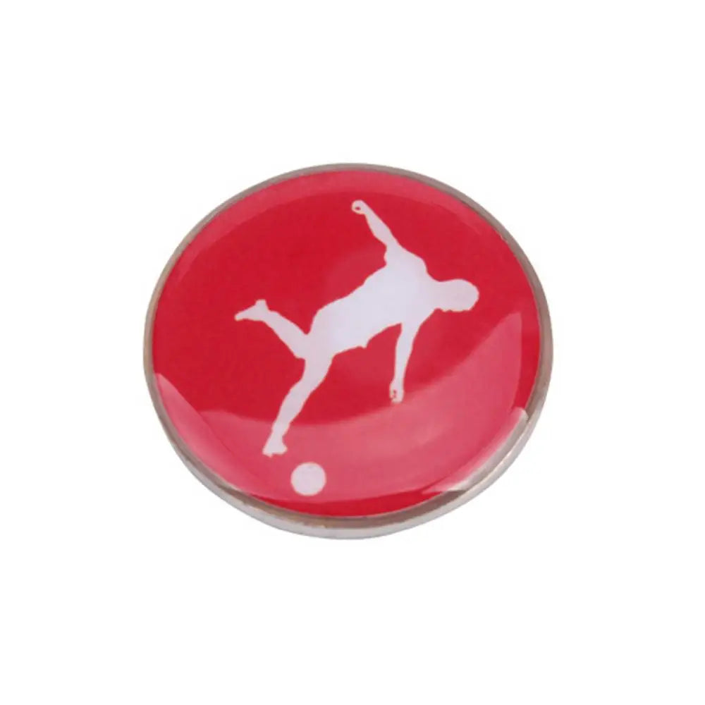 1Pc Soccer Flip Coin Double Face Sports Football Pattern Pick Edge Referee Side Toss Coin for Kids Adults