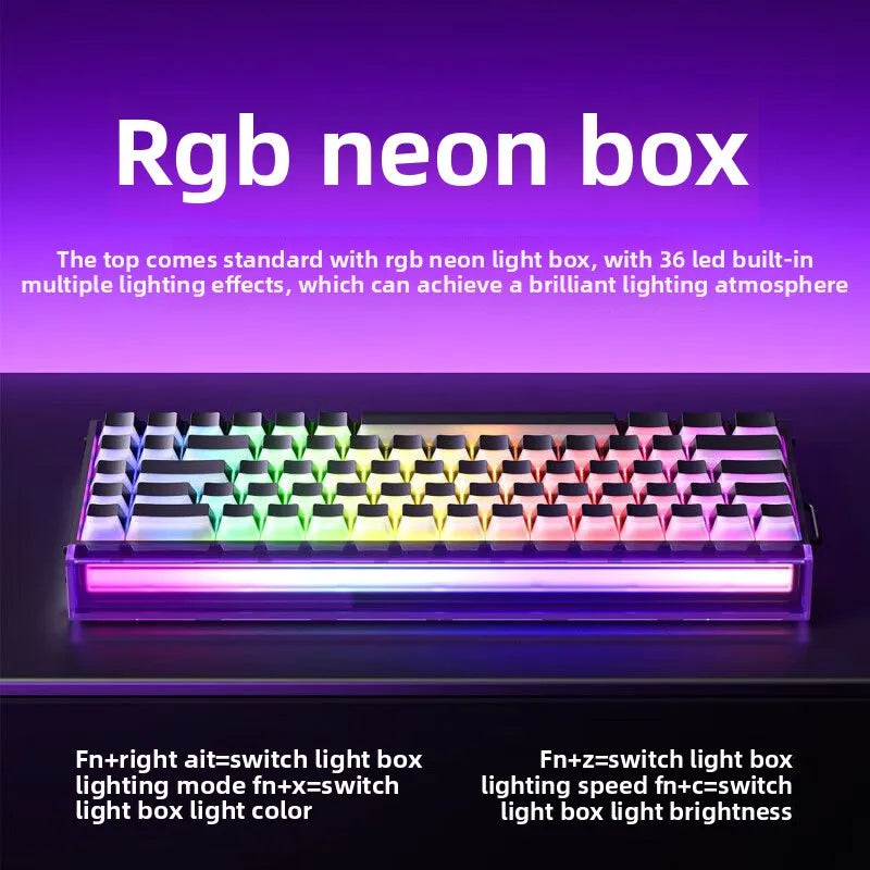 AULA HERO 68HE 8K Magnetic Axis High Performance Gaming Keyboard Hybrid Bearing RGB Low Latency Custom Wired Gaming Keyboard