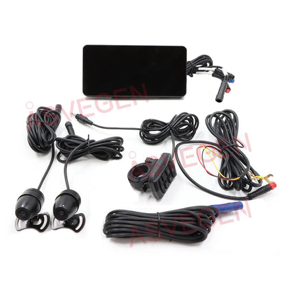 6.23 Inch Car GPS Motorcycle Universal Navigation 1560*720 Android 12 Wireless Carplay 4G with Front and Back Dual Cameras