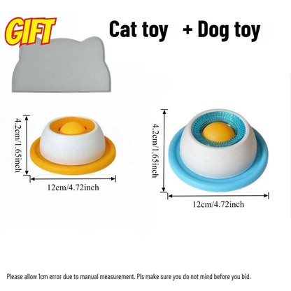 Slow Feeder Food Dispenser Lick Toys for Pets Interactive Games Puppy Training Enrichment Pet Stimulation Toys Feeding Tool