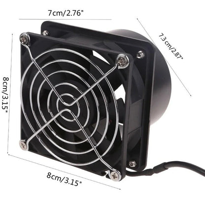 Smoke Absorber Fume Extractor Fan Pipe Duct Exhuast Fan USB Adjustable Speed Smoke Absorber Accessories Range Hood Accessories