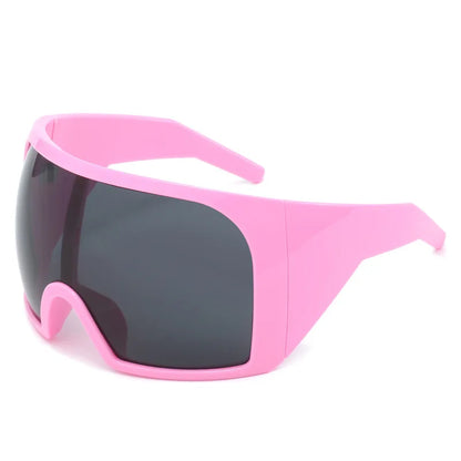 Oversized Sunglasses Men Wrap Anti Wind Personal Large Shades Futuristic Fashion Future Shield Uv400 Cycling Motorcycle