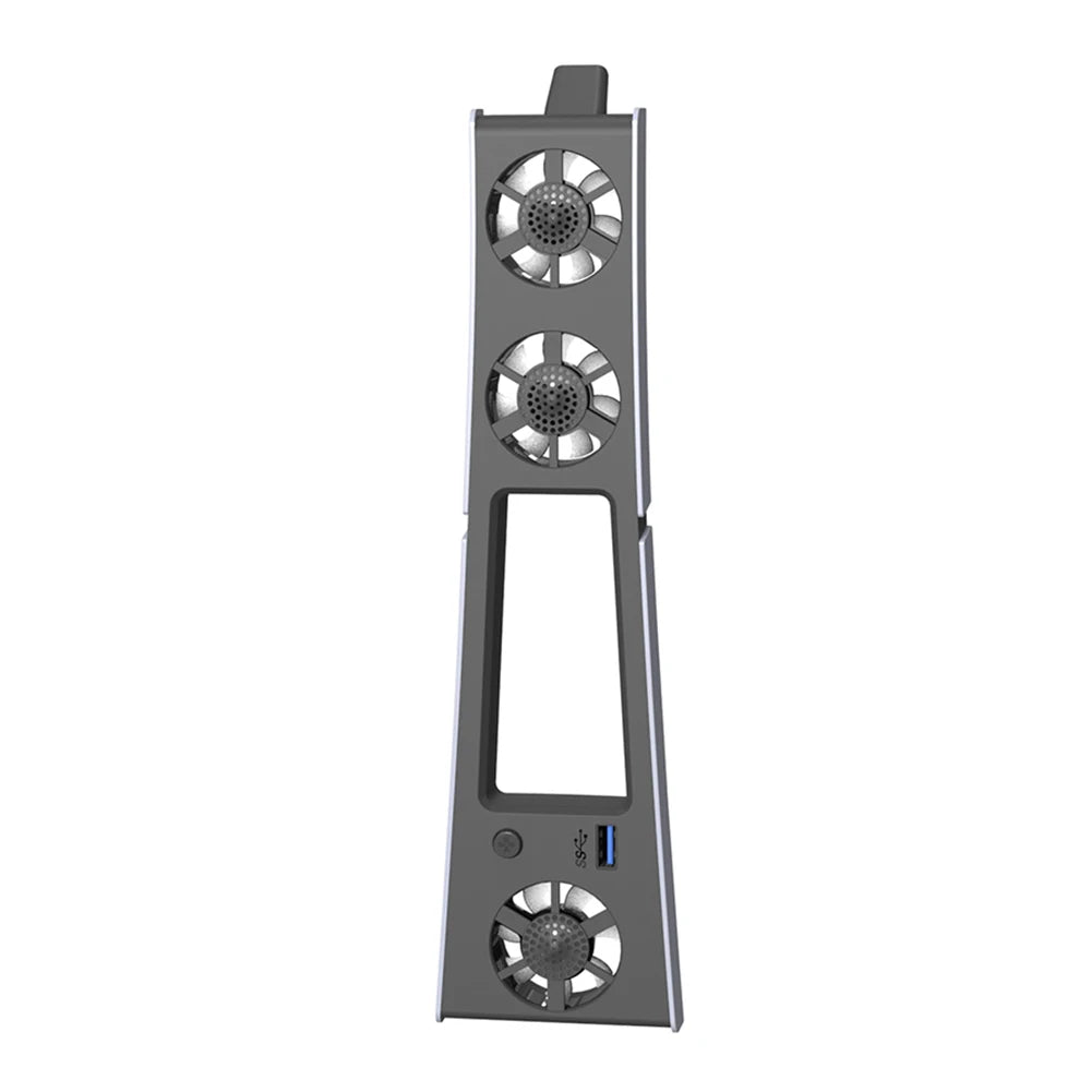 Cooling Fan for PS5 Slim Console with USB 3.0 Port Efficient Cooling System with Adjustable Speed Quiet Cooler Fan