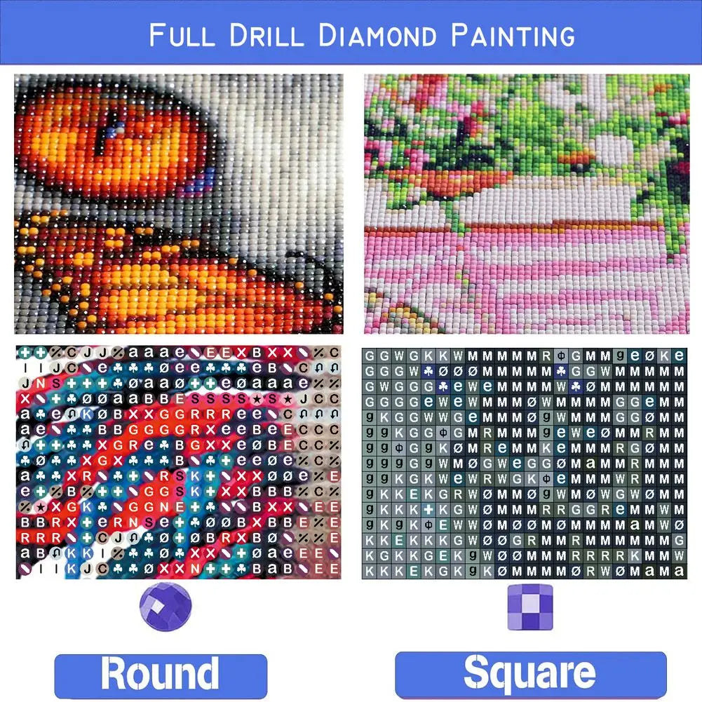 Diamond Painting Full Drill Western Abstraction Art Wassily Kandinsky Poster Rhinestones Mosaic Embroidery  Living Room Decor