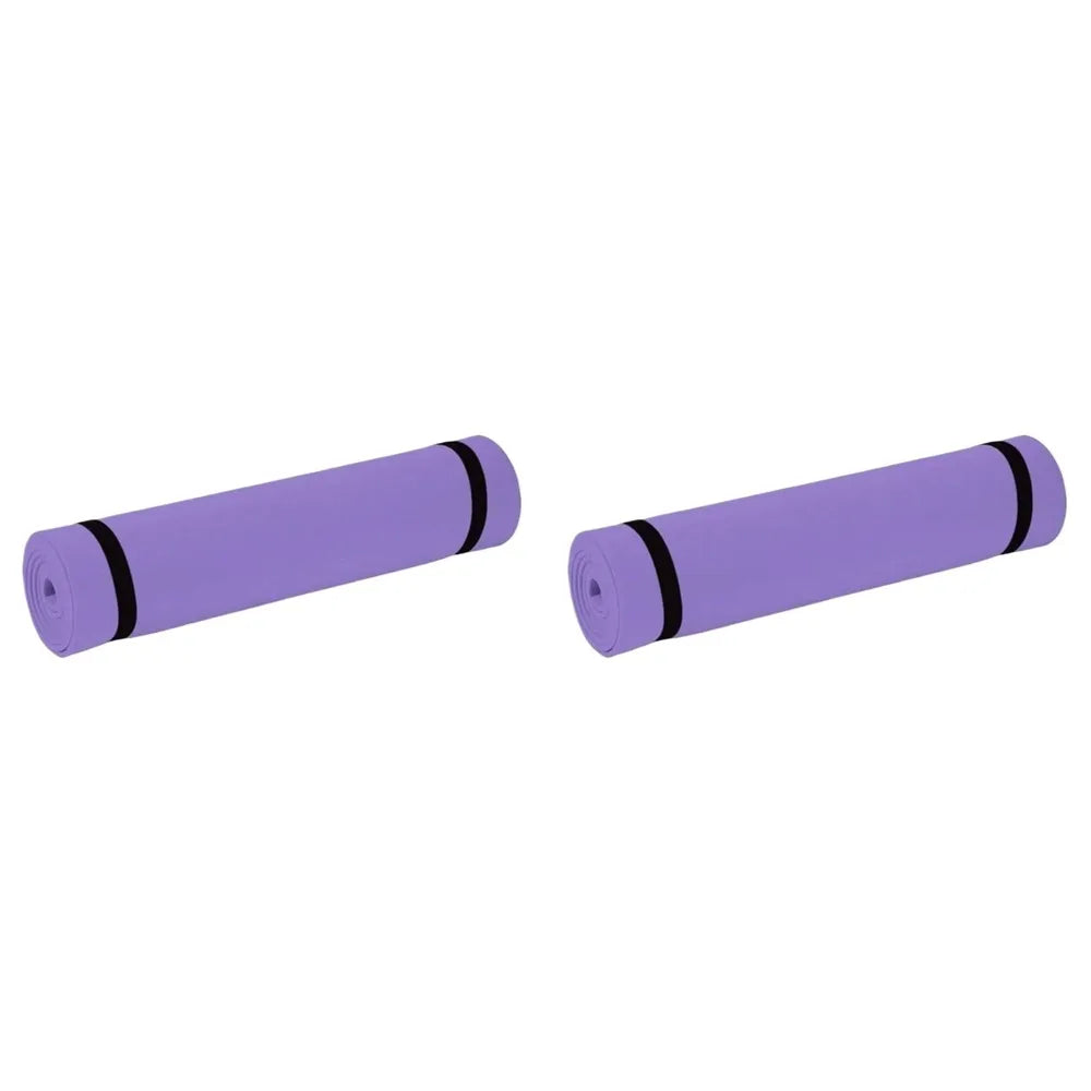 1/2Pcs Thick Yoga Mat Anti-skid Sports Fitness Mat  Exercise Body Building Blanket Fitness Mat Gymnastics Mat Fitness Equipment