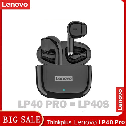Lenovo LP40 Pro Wireless Headphones Are Suitable For Computers, Phones, Gyms, Travel Compatible Lenovo And Fitness Headphones