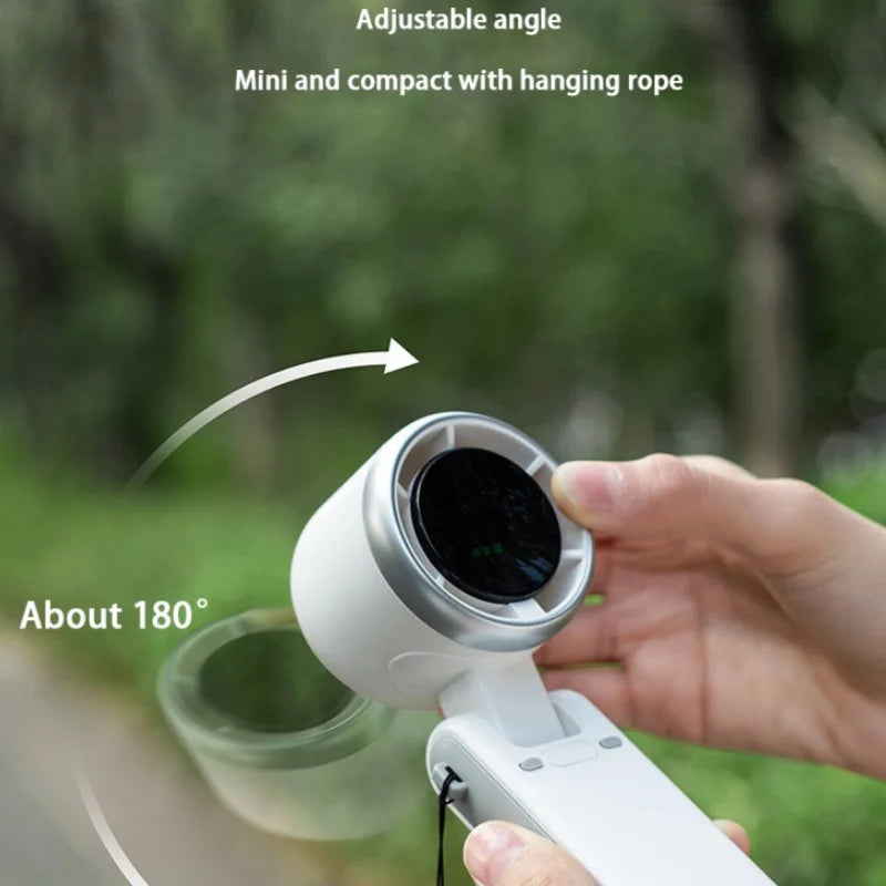 Lenovo 3-in-1 Mini Fan 5-speed 3600mAh Recharge Lithium Battery USB Charging Portable Cooler For Outdoor Camping Trip Summer