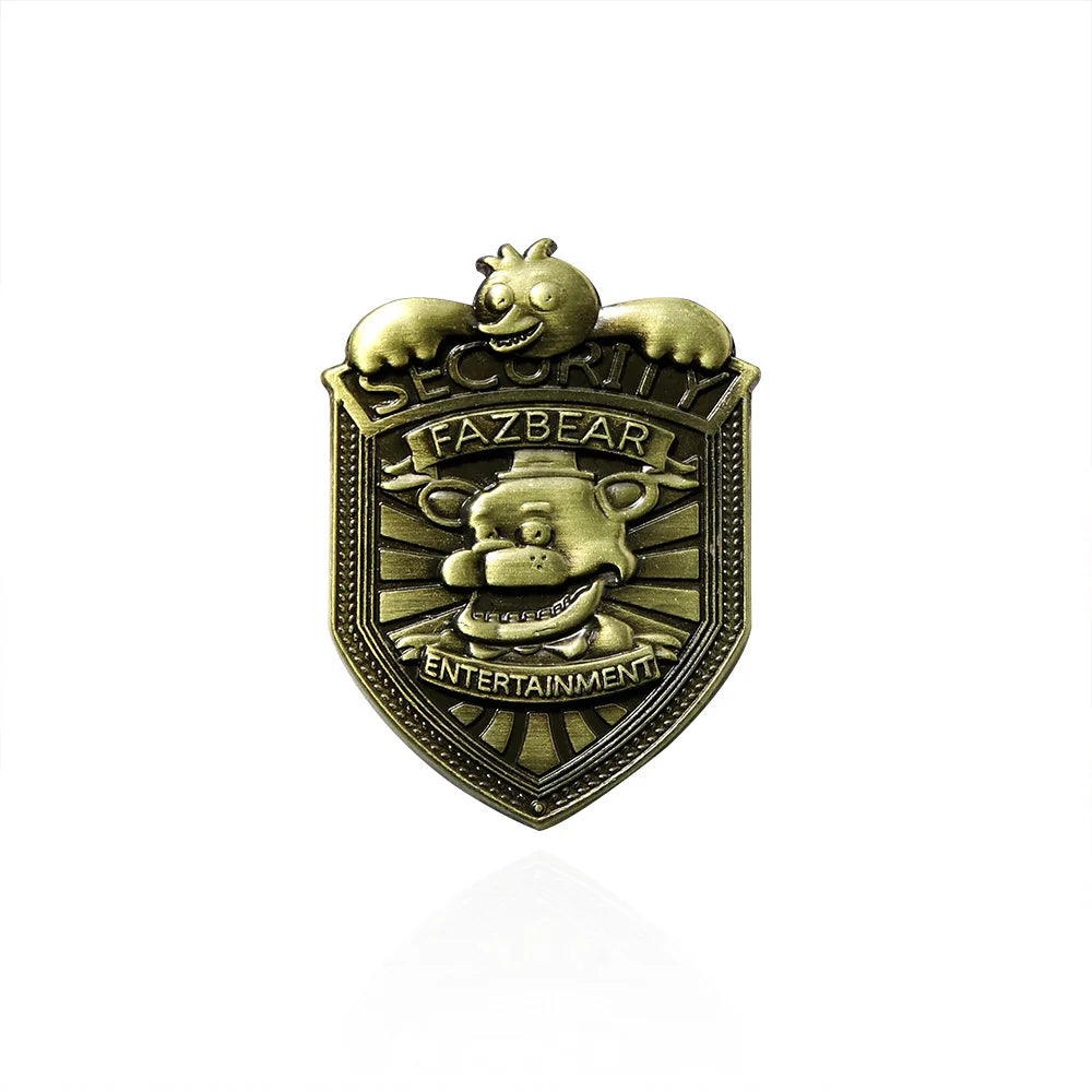 Game Peripherals Five Night At Freddy Brooch Metal Backpack Hat Badge Lapel Pin Fashionable Clothing Accessories Gift For Friend