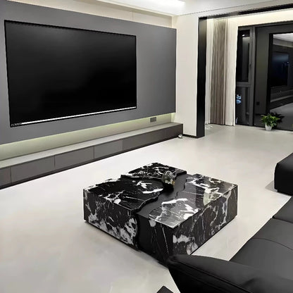 Modern Luxury Coffee Table Marble Coffee Table Living Room Home Minimalist Aesthetic Mesas De Centro Para Sala Home Furniture