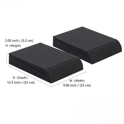 Speaker Sponge Shock Absorbing Pad Desktop Monitor Hardened Shockproof Sound-absorbing Silent Pad Remove Resonance Sponge