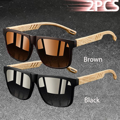 Fashion Vintage Square Square Frame Sunglasses Men Women Fishing Driving Man Luxury Brand Designer Sun Glasses  Eyewear