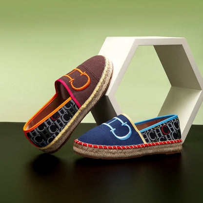 Women's Flats Letter Print Design Versatile Woman's Fisherman Shoes Loafers