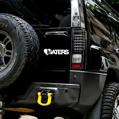 “HATERS" Stickers，cool and fashion stickers for Cars, Trucks, Walls, Laptops, Windows, Motorcycles, Bumpers Or Crafts