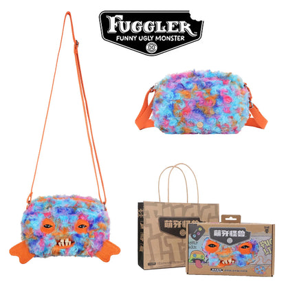 Fugglers Ugly Teeth Monster Bag Crossbody Cute Plush Wallet Plush Bag Fuggs Crossbody Bag with Shoulder Strap Animal Plushies