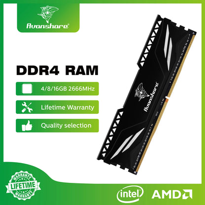 Ram DDR3 DDR4 DDR5 32GB 16GB 8GB 4GB1333 1600 2400 2666 3200 5600MHz Desktop Memory For All Motherboards Intel AMD By Avanshare