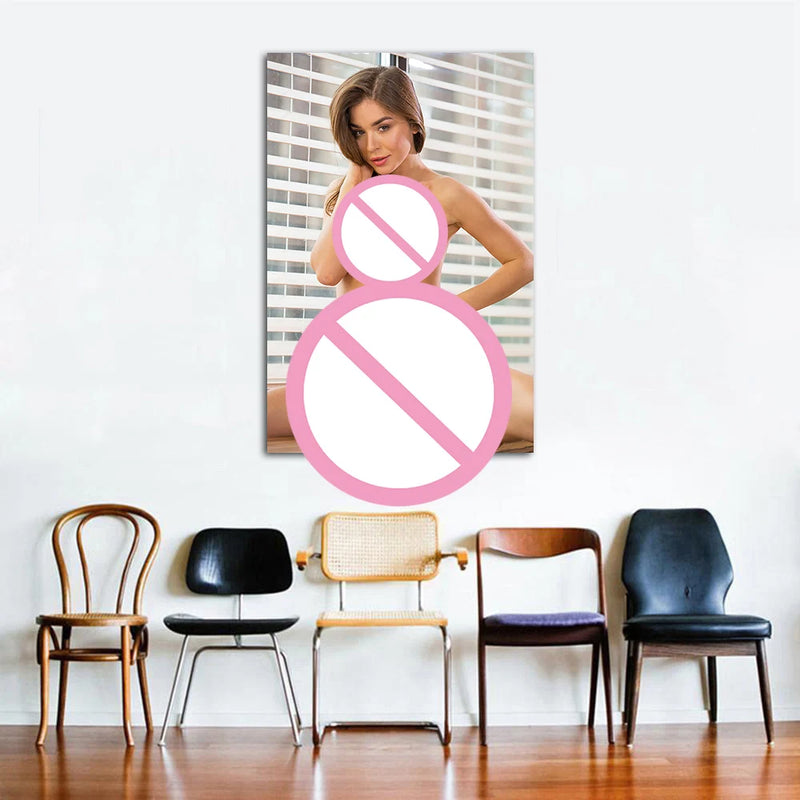 Wall Art Canvas Painting for Home Decor Beautiful Woman Poster & Print Art Illustration Room Decoration Accessories