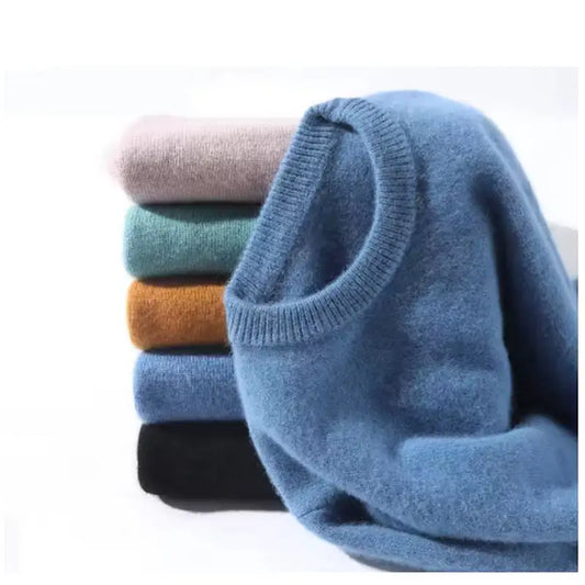 Cashmere Sweater Men Pullover 2025 Autumn Winter Soft Warm Jersey Hombre Jumper Pull Homme Knitted Sweaters