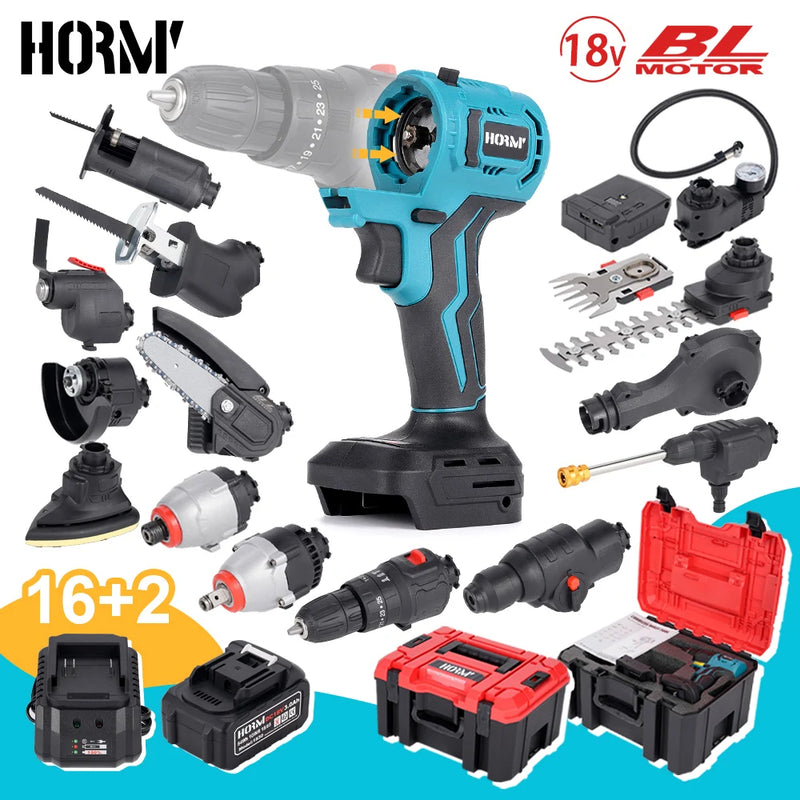 Brushless Electric Treasure Multitool Tools Screwdriver Electric Drill Polisher Reciprocating Saw Polisher Power Accessories